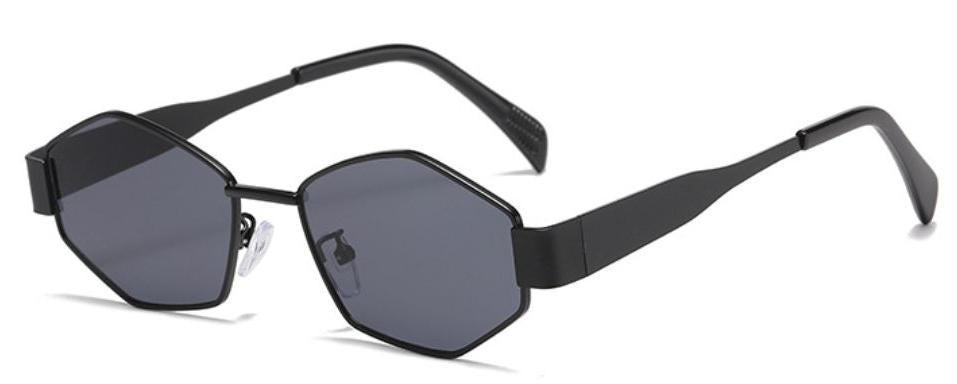 7029 - Hexagon Retro Metal Sunglasses