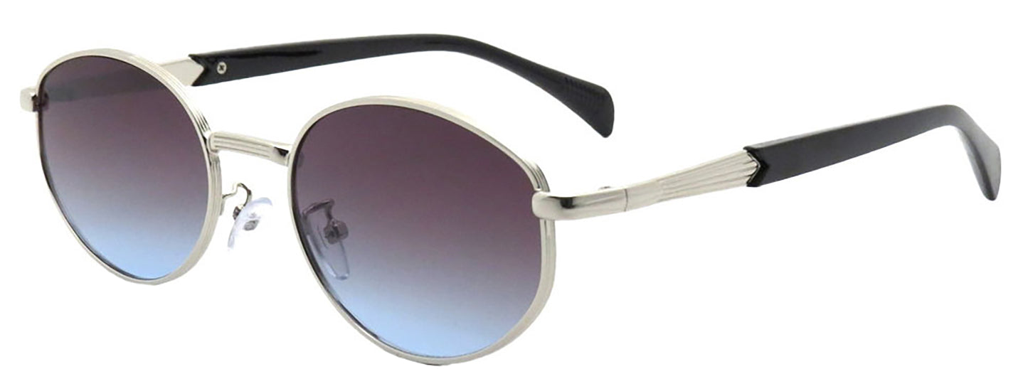 7030 -  Round Fashion Metal Sunglasses