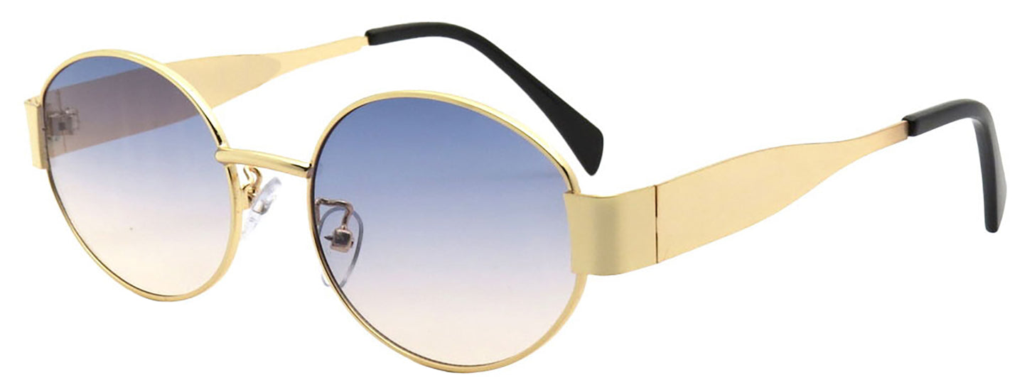 7033 - Round Metal Sunglasses