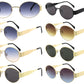 7033 - Round Metal Sunglasses