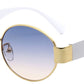 7034 - Round Fashion Metal Sunglasses