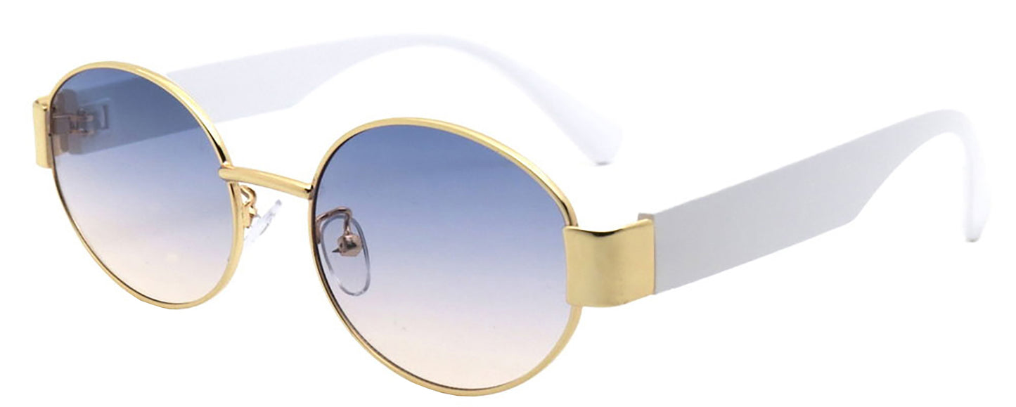 7034 - Round Fashion Metal Sunglasses