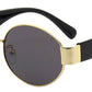 7034 - Round Fashion Metal Sunglasses