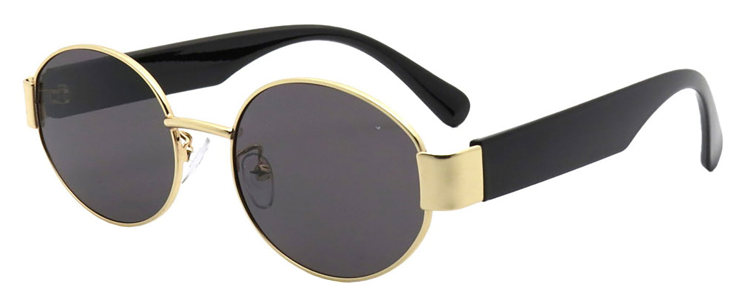 7034 - Round Fashion Metal Sunglasses