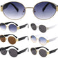 7034 - Round Fashion Metal Sunglasses