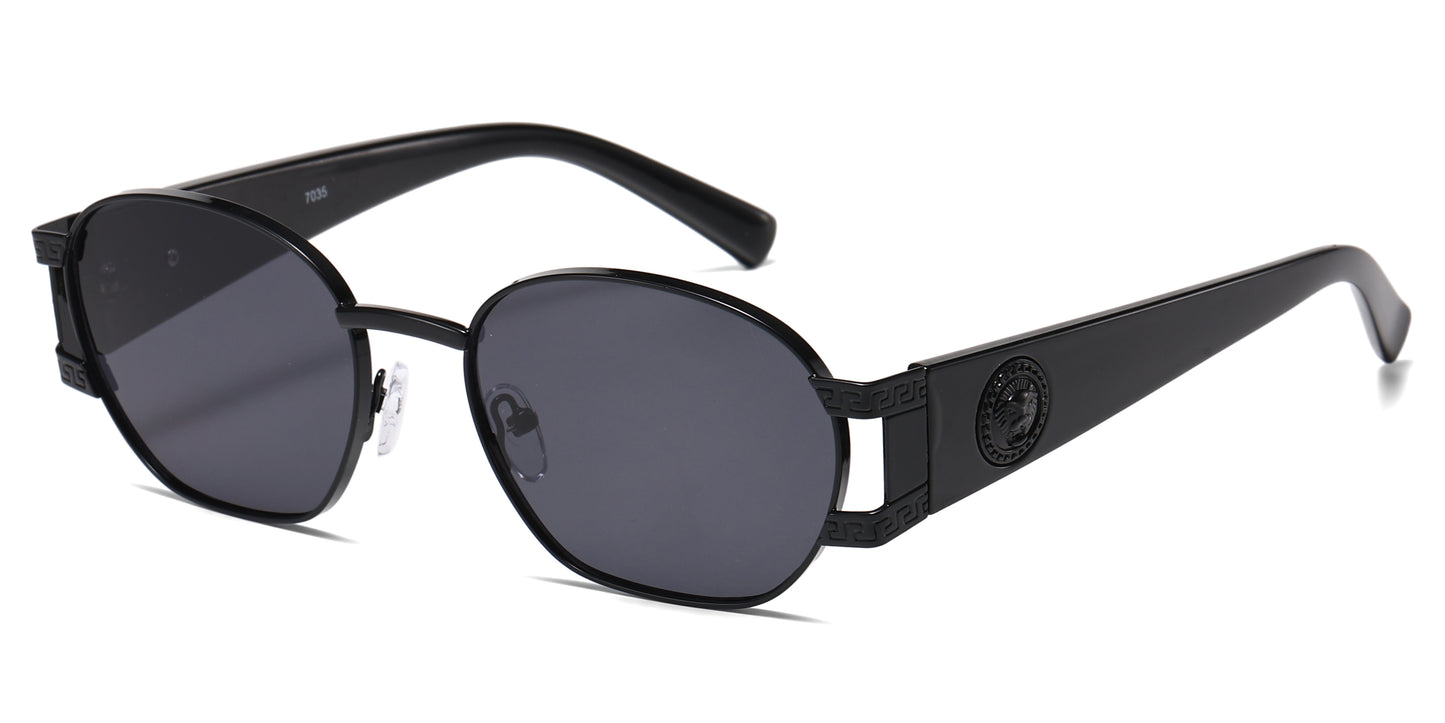 7035 - Round Metal Sunglasses