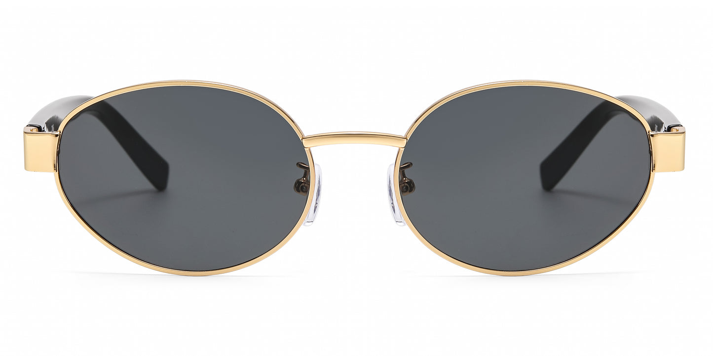 7036 - Round Fashion Metal Sunglasses