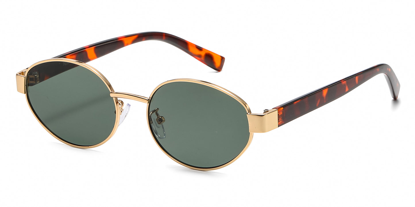 7036 - Round Fashion Metal Sunglasses