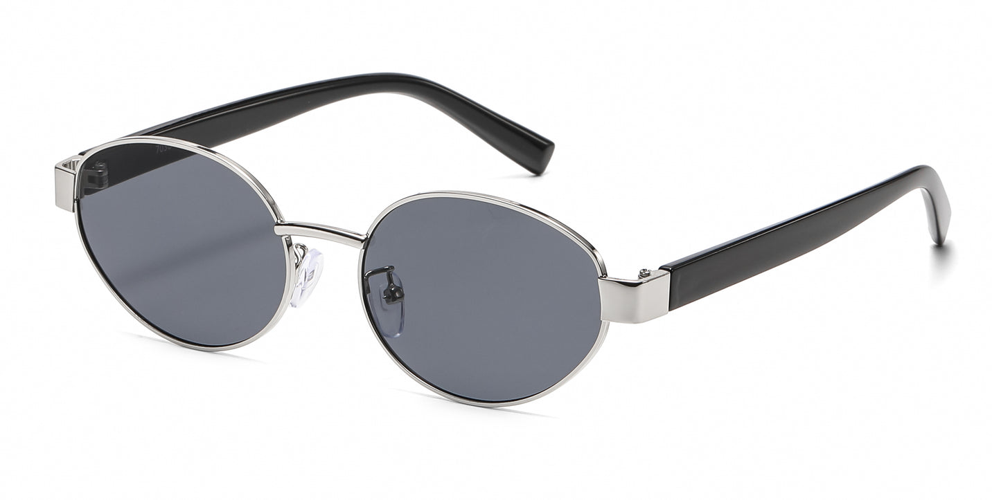 7036 - Round Fashion Metal Sunglasses