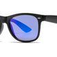 7112 ST RVC - Spring Hinge Plastic Sunglasses with Color Mirror Lens