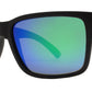 7702 - Square Sport Color Mirror Lens Plastic Sunglasses