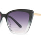 8010 - Plastic Square Box Cat Eye Sunglasses