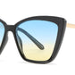 8010 - Plastic Square Box Cat Eye Sunglasses