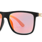 8024 Bamboo - Square Frame Bamboo Sunglasses