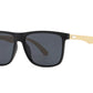 8024 Bamboo - Square Frame Bamboo Sunglasses