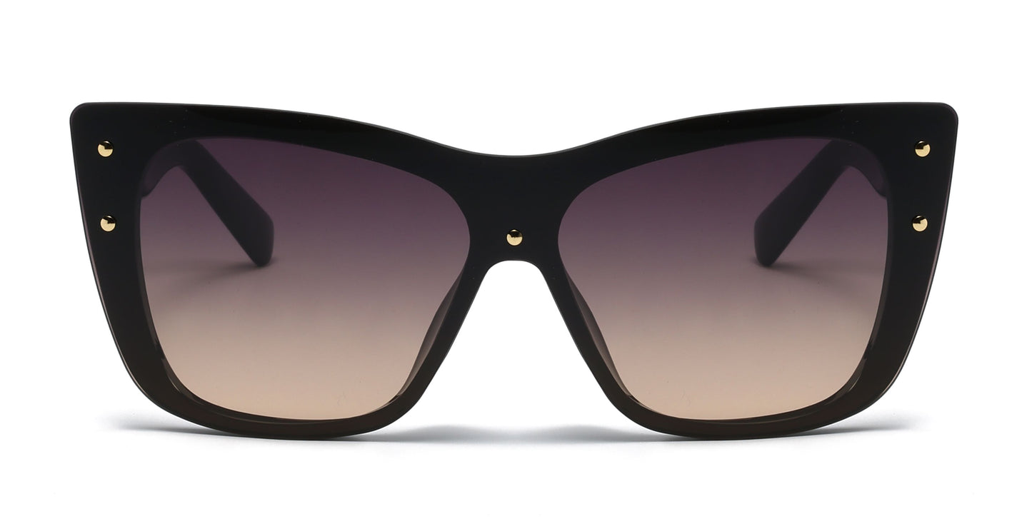 8027 - Plastic One Piece Lens Sunglasses