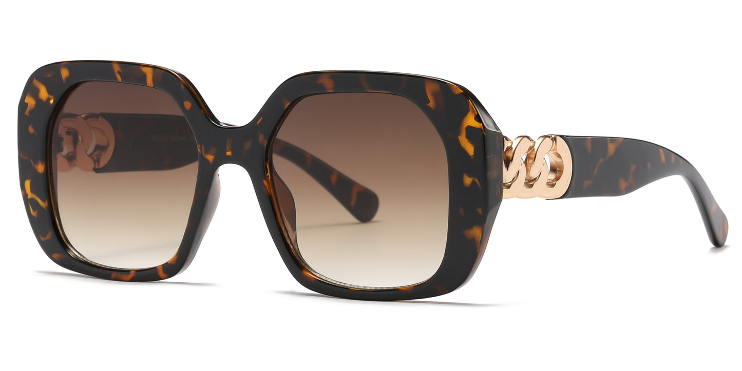9026 - Fashion Square Women Plastic Sunglasses – Dynasol Eyewear