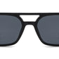 8036 - Square Aviator Plastic Sunglasses