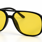 8133 Colors - Square Aviator Color Lens Plastic Sunglasses