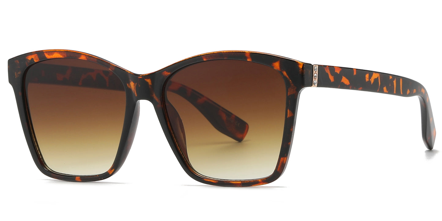 8139 - Fashion Plastic Sunglasses with Rhinestones