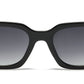 8140 - Rectangular Fashion Plastic Sunglasses