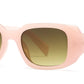 8140 - Rectangular Fashion Plastic Sunglasses