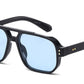 8146 - Square Aviator Plastic Sunglasses