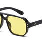 8146 - Square Aviator Plastic Sunglasses