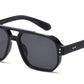 8146 - Square Aviator Plastic Sunglasses