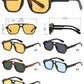8146 - Square Aviator Plastic Sunglasses