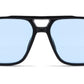 8146 - Square Aviator Plastic Sunglasses