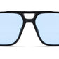 8146 - Square Aviator Plastic Sunglasses