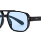 8146 - Square Aviator Plastic Sunglasses