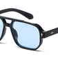 8146 - Square Aviator Plastic Sunglasses