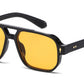 8146 - Square Aviator Plastic Sunglasses