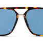 8149 - Modern Square Aviator Plastic Sunglasses