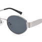 8151 - Oval Fashion Metal Sunglasses