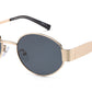 8151 - Oval Fashion Metal Sunglasses