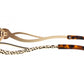 8152 - Large Square Butterfly with Temple Cut Out Womens Fashion Plastic Sunglasses