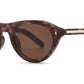 8155 - Geometric Cat Eye Plastic Sunglasses