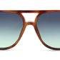 8157 - Modern Aviator Plastic Sunglasses