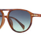 8157 - Modern Aviator Plastic Sunglasses