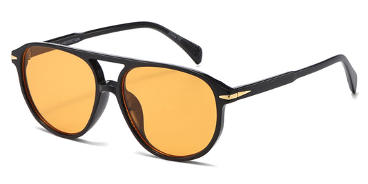 8157 - Modern Aviator Plastic Sunglasses