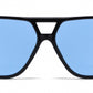 8187 - Classic Square Aviator Plastic Sunglasses