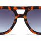 8188 - Bold Square Aviator Plastic Sunglasses