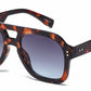 8188 - Bold Square Aviator Plastic Sunglasses