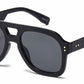 8188 - Bold Square Aviator Plastic Sunglasses