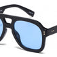 8188 - Bold Square Aviator Plastic Sunglasses