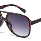8190 - Plastic Flat Top Aviator Sunglasses