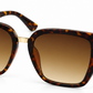 8787 - Plastic Sunglasses with Flat Lens
